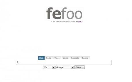 Fefoo 500x312 Fefoo, 250 moteurs de recherche sur une seule page !