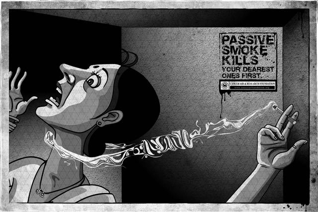 La pub du jour : Le tabagisme passif tue vos proches en premier [Tabac]