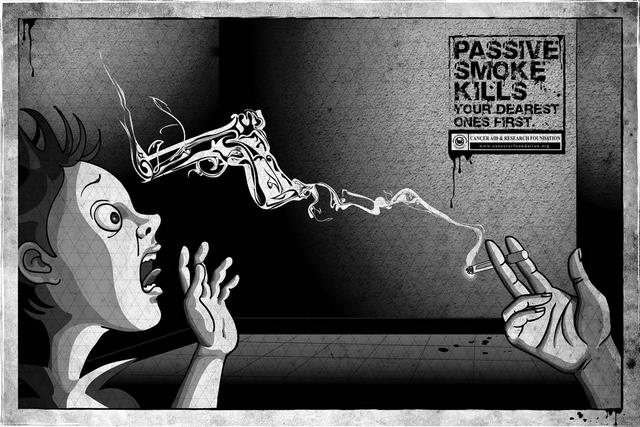 La pub du jour : Le tabagisme passif tue vos proches en premier [Tabac]