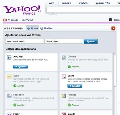 yahoo france 2 La page d’accueil de Yahoo est de plus en plus personnalisable