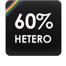 60% Hetero