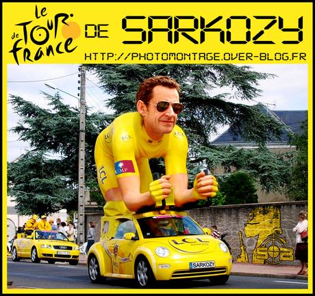 Le Tour de France de SARKOZY... le roi de la petite reine !