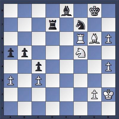 Les Blancs jouent et gagnent en quelques coups