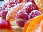 Tartelettes saison abricots, framboises, groseilles, fraises, physalis...