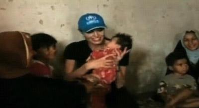 Angelina Jolie en Irak