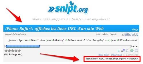 snip Comment afficher du code sur votre blogue [Wordpress]