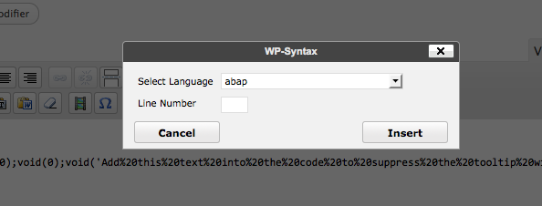 wp syntax Comment afficher du code sur votre blogue [Wordpress]