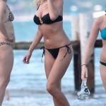 Victoria Silvstedt en bikini noir