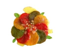 Salade de trio de poivrons