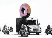 Banksy donuts print