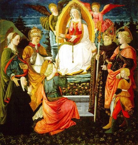 Filippo Lippi et Fra Diamante - Vierge à la ceinture, vers 1456-1460