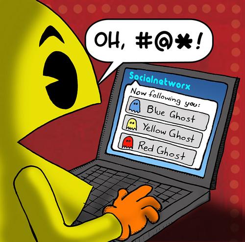 [Image] Et si Pac-Man s'inscrivait sur Twitter...?