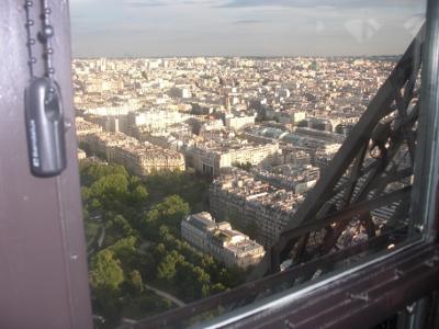 Vue du 2ème étage de la Tour Eiffel