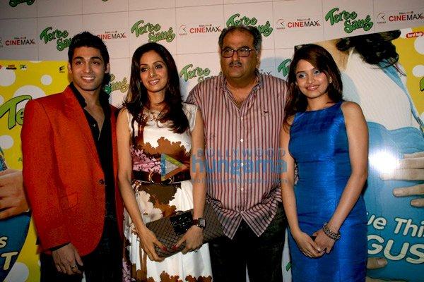 Sridevi et Boney Kapoor au lancement de la musique de Teree Sang.