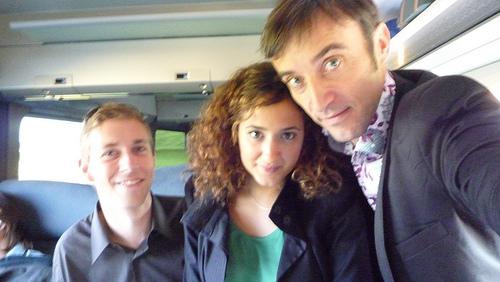29/07/2009Again in a train but this time with Houda and A...