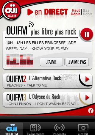 Ouï FM lance son appli iPhone participative OuiFM
