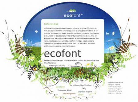 Ecofont