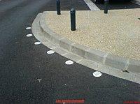 Délimitation lumineuse des chicanes