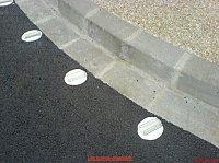 Délimitation lumineuse des chicanes