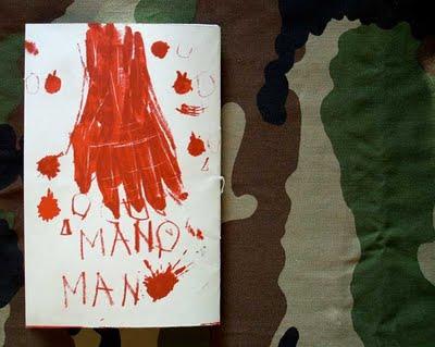 Corona, cahier en édition sérigraphique, Mano Man.