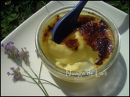 Crème Brûlée à la Lavande et un petit Café Gourmand