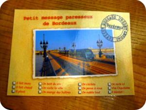 Carte postale bordelaise
