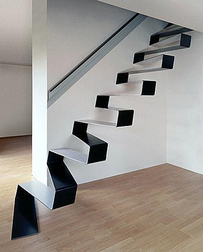 Staircase l'escalier qui se plie au Design moderne