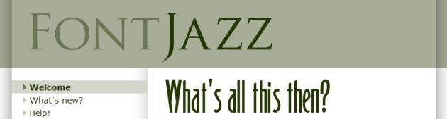 free font rendering with fontjazz