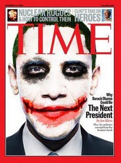 Obama en JokerLa Une du Time, une mauvaise publicité pour...