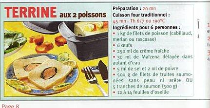 Terrine aux deux poissons