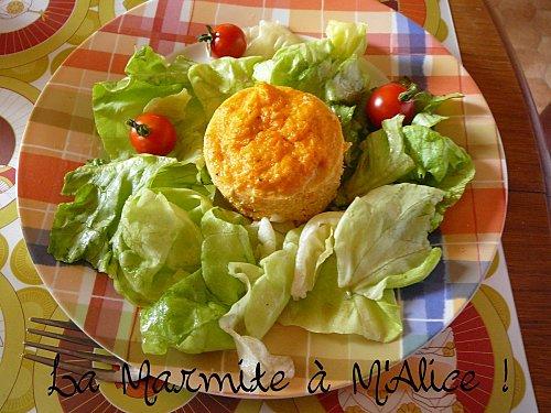 Petits flans aux carottes nouvelles