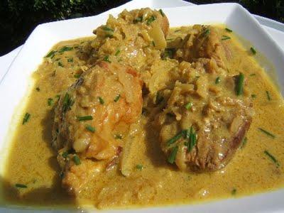Curry de filet mignon au cidre