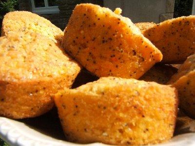 Moelleux aux carottes  , amande et pavot bleu