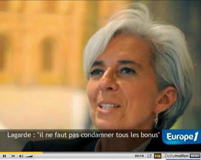 Banques Christine Lagarde condamne 