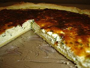 Quiche aux herbes et à la ricotta