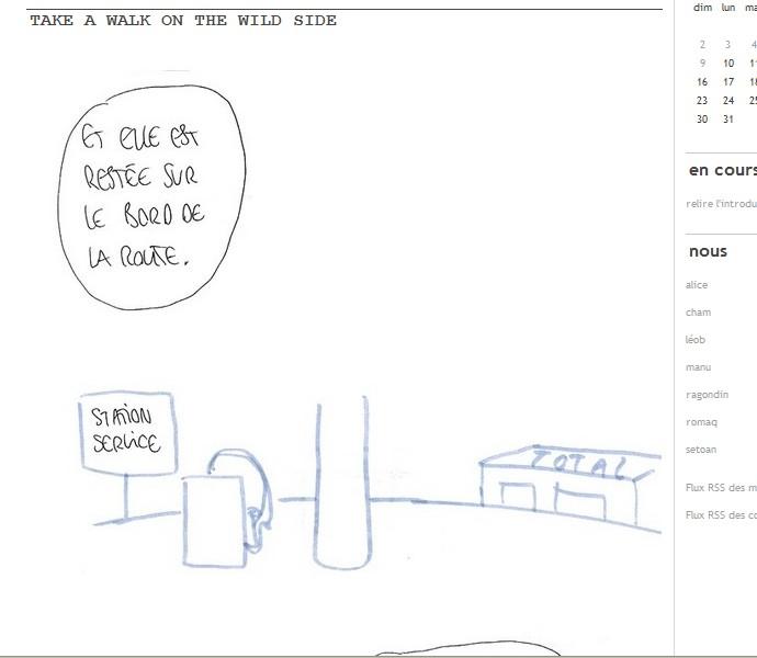 J'ai fait une nouvelle note sur le Road Blog !