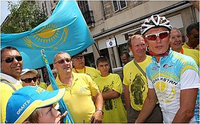 Tour de l'Ain - Mickaël Buffaz maillot jaune dans l'Ain