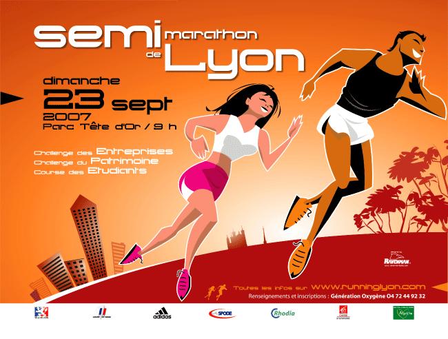 Semi marathon Lyon 2007