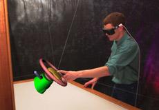 Réalité virtuelle et fils de pêche