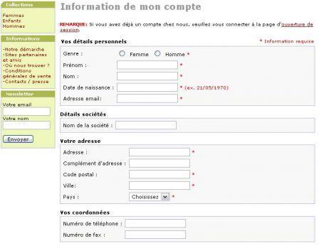 Quelques conseils sur les formulaires et la composition de pages Web