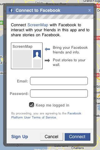 ScreenMap 0.9, partager votre position avec vos amis