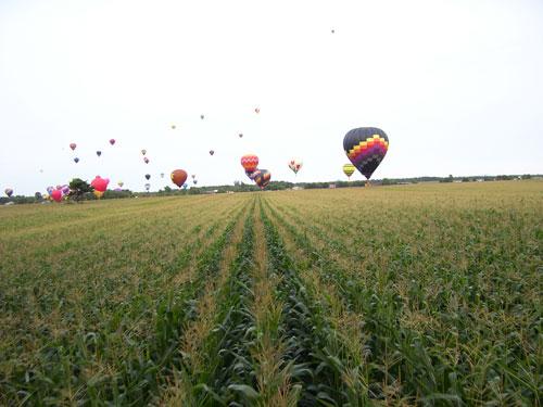 Une belle escapade aux montgolfieres a St.jean sur Richelieu