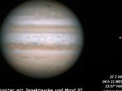 Jupiter, impact lune