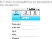Qype dans applications Google Android