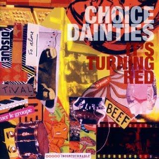 Chronique de disque pour POPnews, It's Turning Red par Choice Dainties