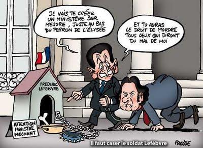 Frédéric Lefebvre a deux amours : Sarkozy et Gainsbourg et n'aspire qu'à être ... Utile