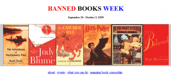 La semaine des livres interdits, bannis, censurés...