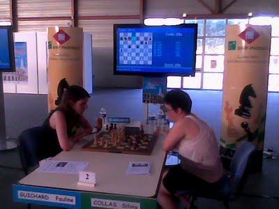 Pauline Guichard 1-0 Silvia Collas © Chess & Strategy 