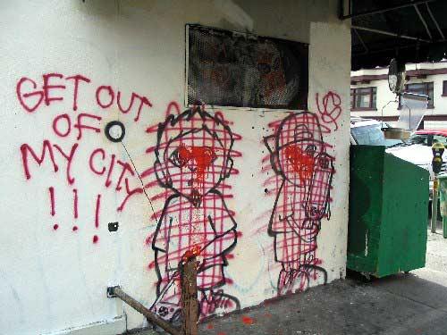 Les Graffitis, guerilla marketing ou pas ?