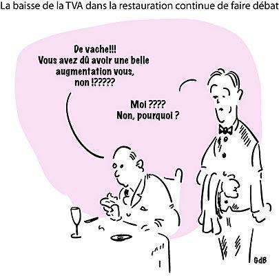 La baisse de la TVA dans la restauration continue de faire débat